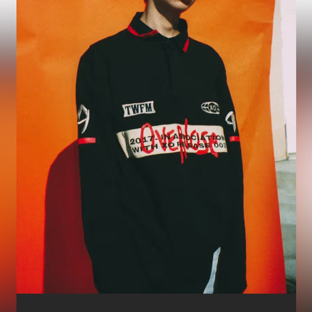 Black and Red Men's Sweater by Vision